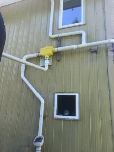 A rainwater harvesting system we installed on Vancouver Island