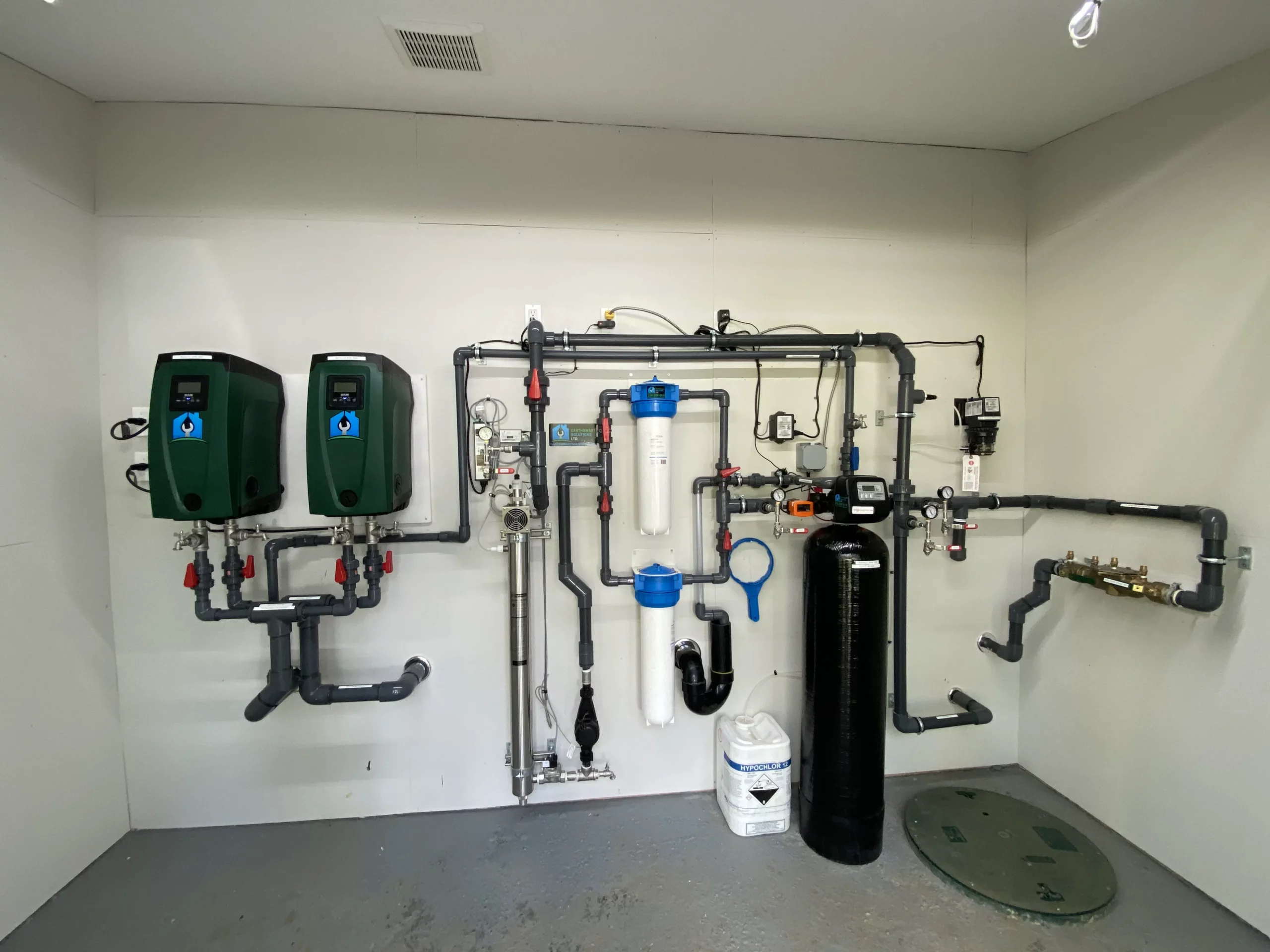 A Water Treatment and Filtration system we installed