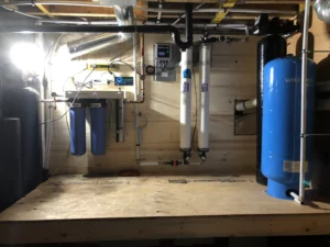 A Water Treatment and Filtration system we installed