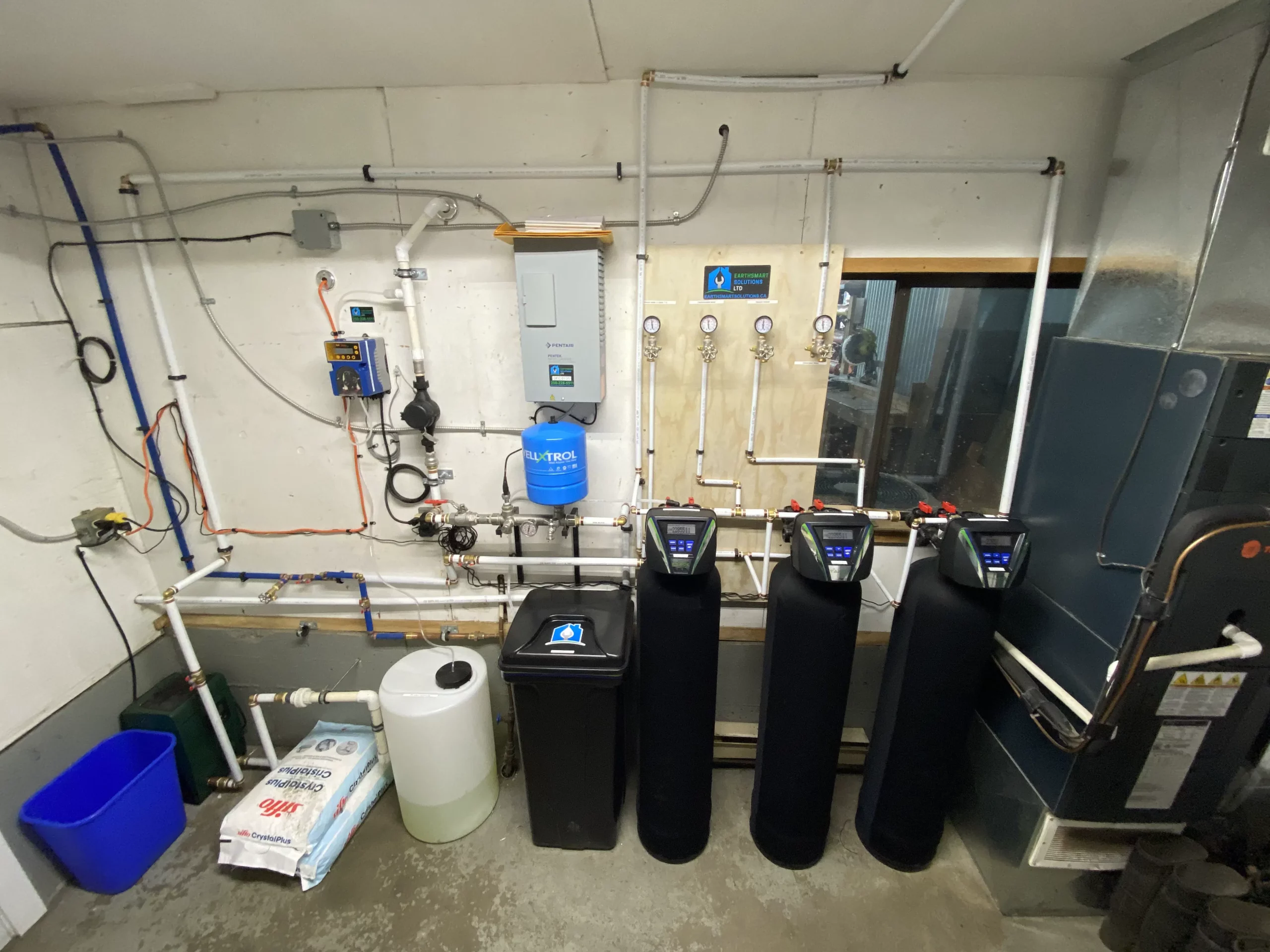 A Water Treatment and Filtration system we installed