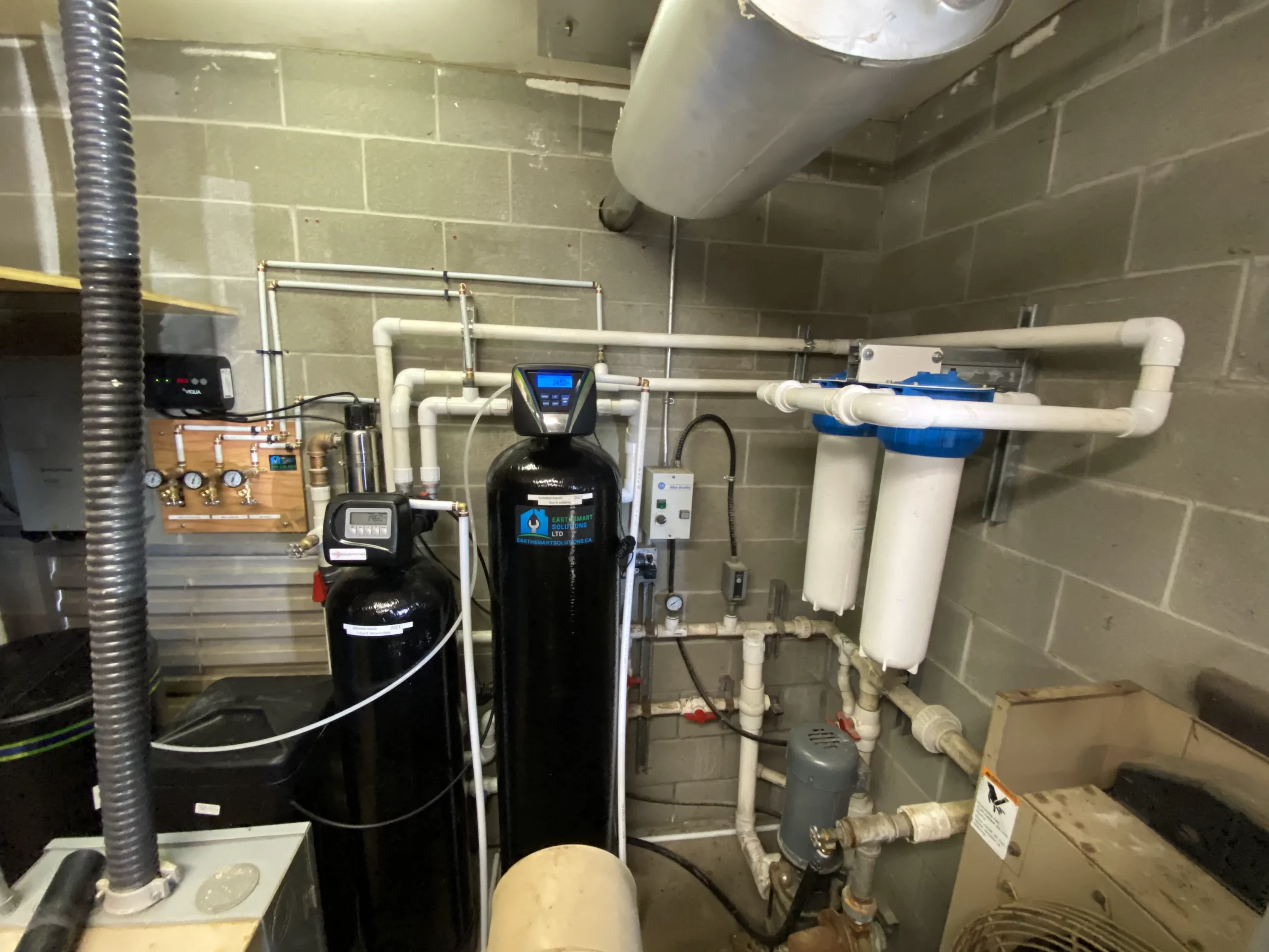 A Water Treatment and Filtration system we installed